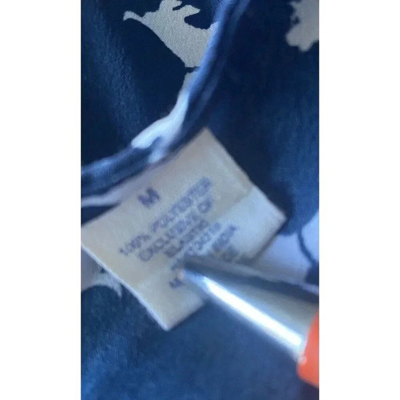 Derek Heart Scottie Dogs Sleeveless Mini Dress Navy white Size Medium - Picture 4 of 5